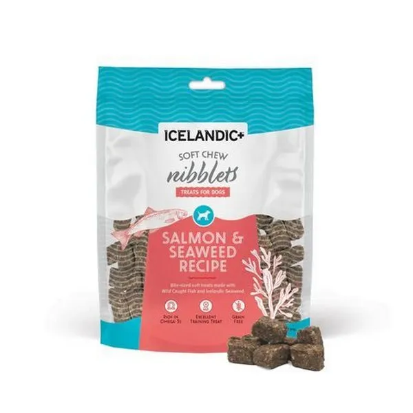 1ea 2.25oz Icelandic+ Soft Chew Salmon & Seaweed - Treat